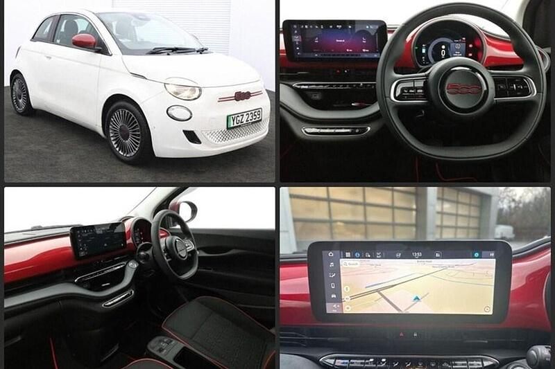 Used Fiat 500e Red 86 kW (118 HP) 2022 Hatchback