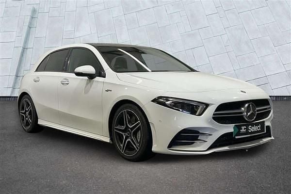 White Used 2019 Mercedes A35 AMG Premium Plus Hatchback | £23,300 (Fair price) - Image 1/4