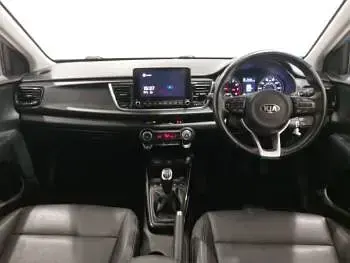 Used Kia Rio 118 HP (86 kW) 2021 Blue Hatchback
