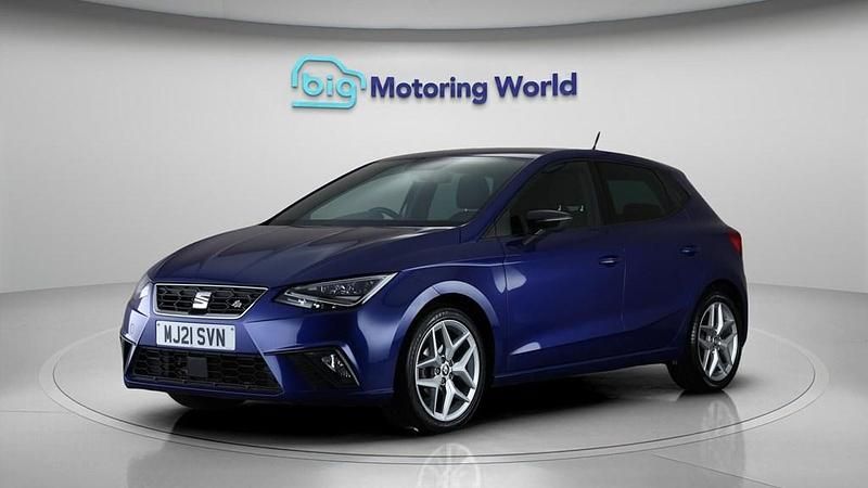 Used Seat Ibiza FR 95 HP (69 kW) 2021 Blue Hatchback