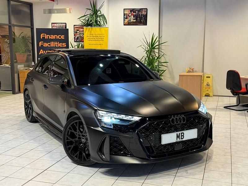 Black Used 2025 Audi RS3 Advanced Sedan | £58,995 (A bit pricey) - Image 1/4