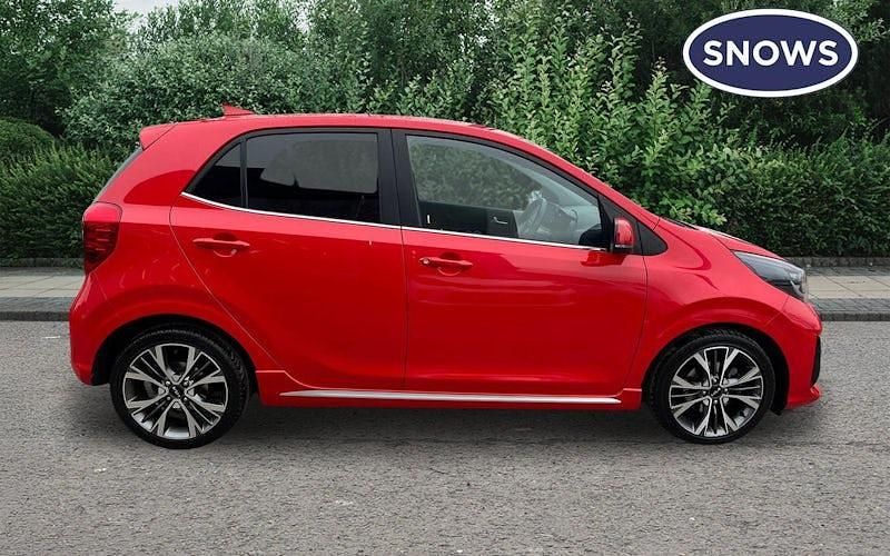 Used Kia Picanto GT-Line 101 HP (74 kW) 2021 Chilli red Hatchback