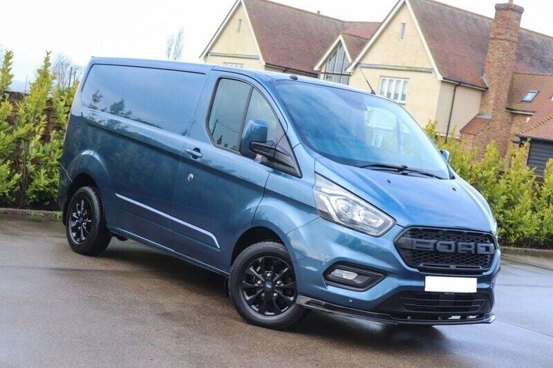 Blue Used 2021 Ford Transit Custom Limited Van | £18,495 (Good price) - Image 1/1