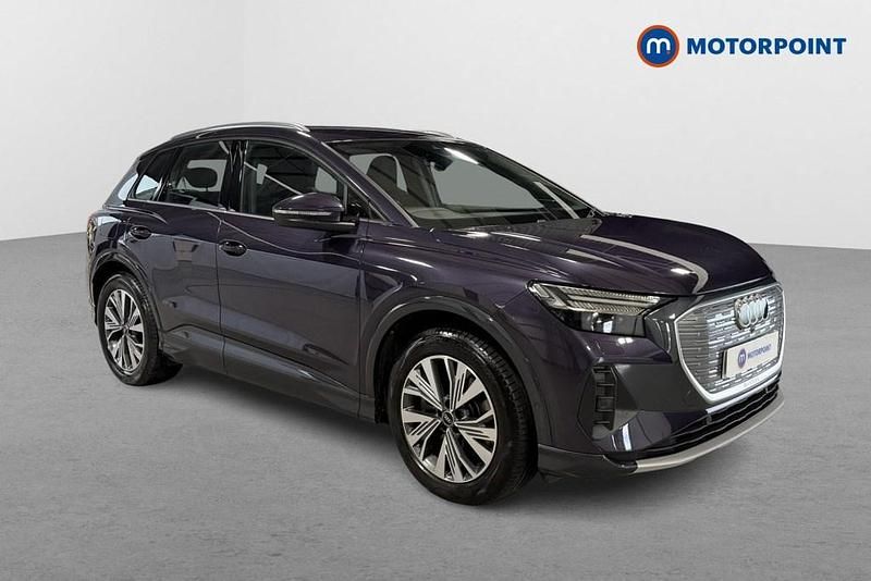 Mauve/purple Used 2022 Audi Q4 e-tron Sport SUV | £24,999 (Super price) - Image 1/4