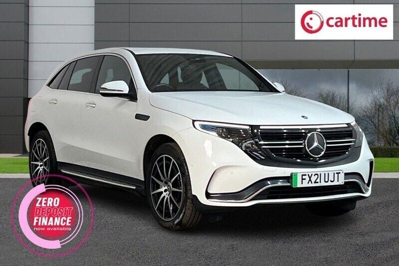 White Used 2021 Mercedes EQC400 AMG line SUV | £22,250 (Good price) - Image 1/3