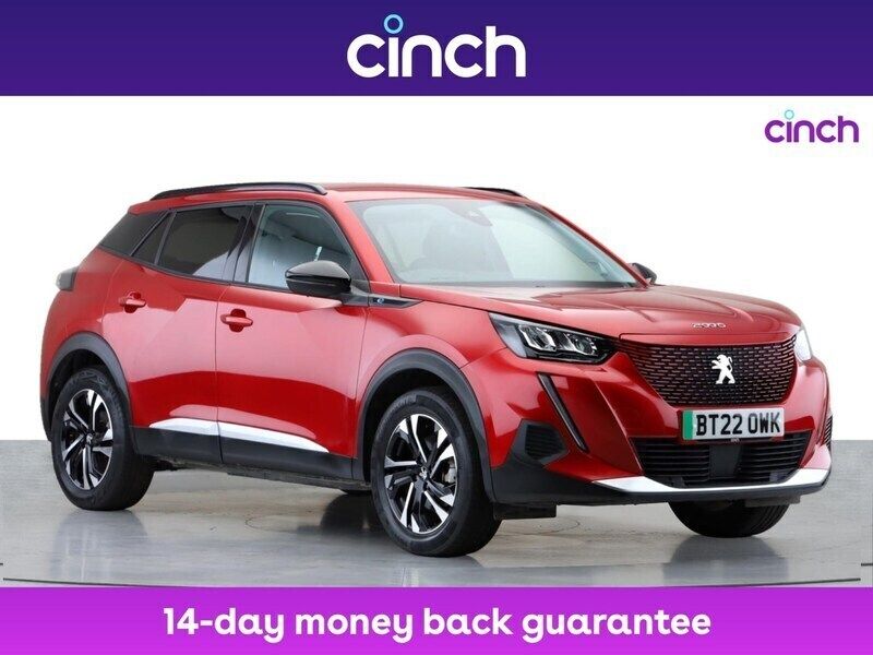 Red Used 2022 Peugeot e-2008 Allure Premium SUV | £13,699 (Good price) - Image 1/3