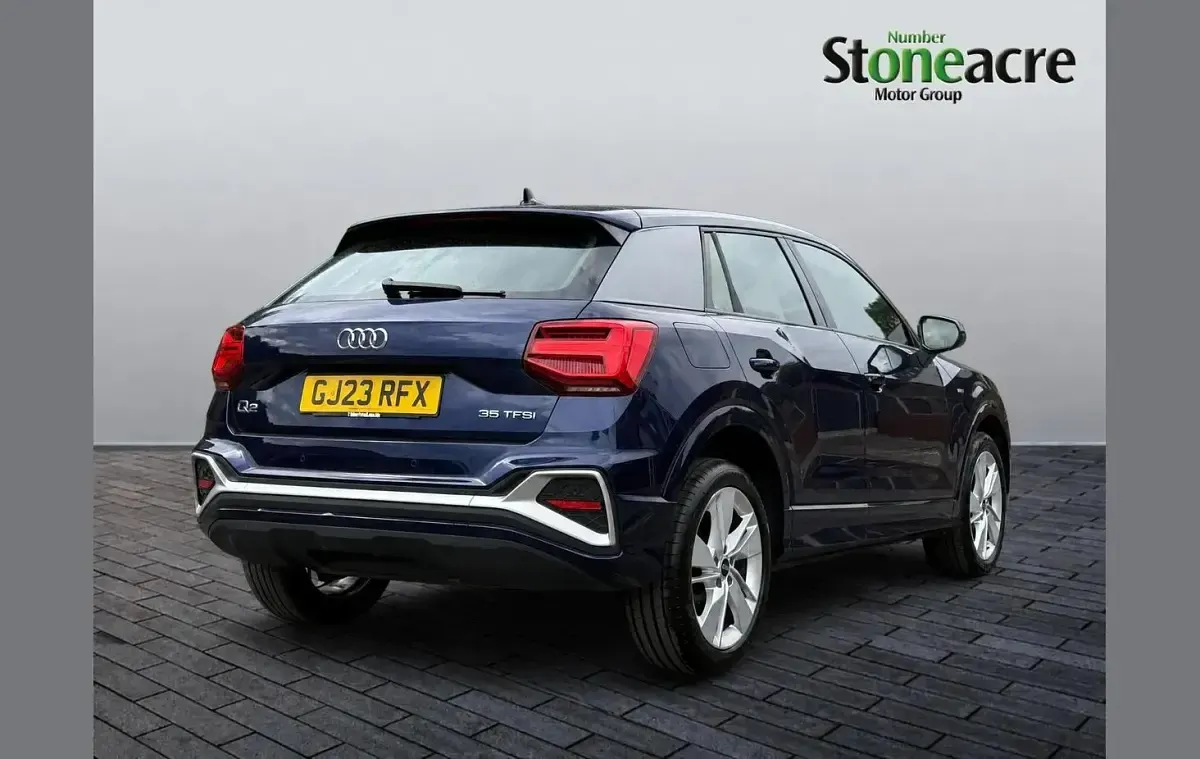 Used Audi Q2 S-Line 150 HP (110 kW) 2023 Blue SUV