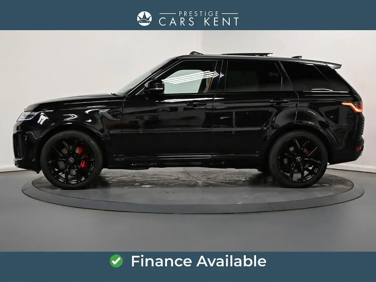 Used Land Rover Range Rover Sport SVR 566 HP (416 kW) 2019 Black SUV