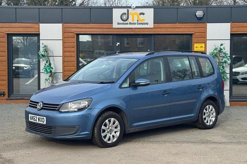 Used VW Touran S 105 HP (77 kW) 2012 Blue MPV