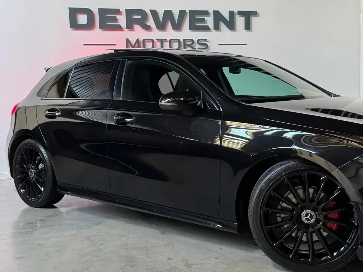 Used Mercedes A200 Exclusive 150 HP (110 kW) 2021 Black Hatchback