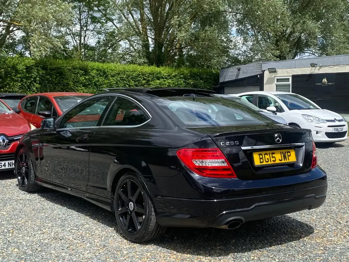 Used Mercedes C250 Sport Edition 2015 Black Coupe
