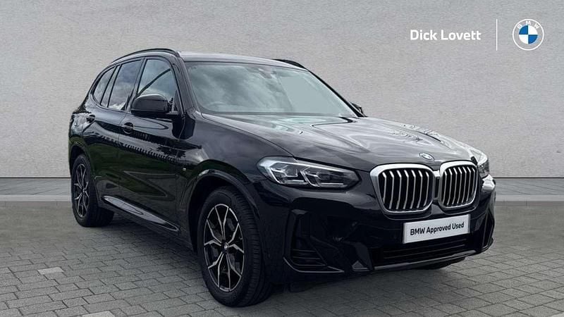 Black Used 2021 BMW X3 M Sport SUV | £29,990 (Fair price) - Image 1/4