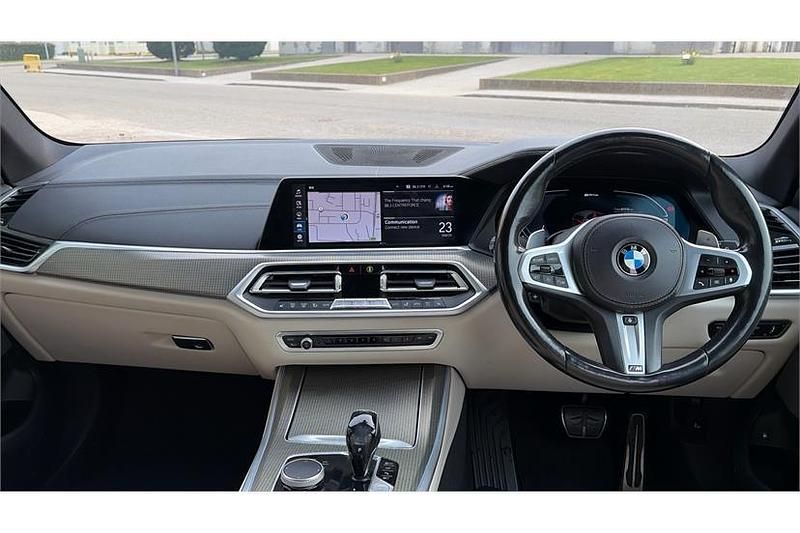 Used BMW X5 M Sport 394 HP (289 kW) 2020 Tanzanite blue SUV