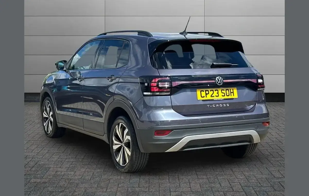 Used VW T-Cross Black Edition 110 HP (80 kW) 2023 Grey SUV