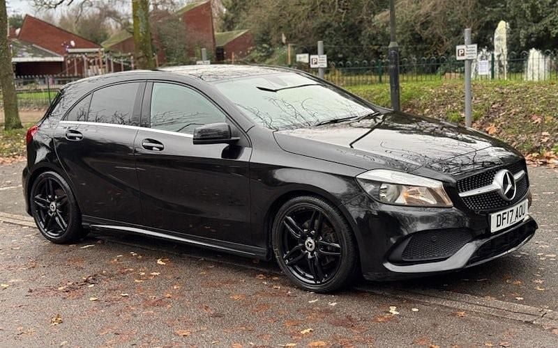 Black Used 2017 Mercedes A200 AMG line Hatchback | £10,495 (Fair price) - Image 1/3