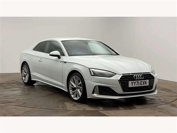 White Used 2021 Audi A5 Sport Coupe | £17,995 (Super price) - Image 1/4