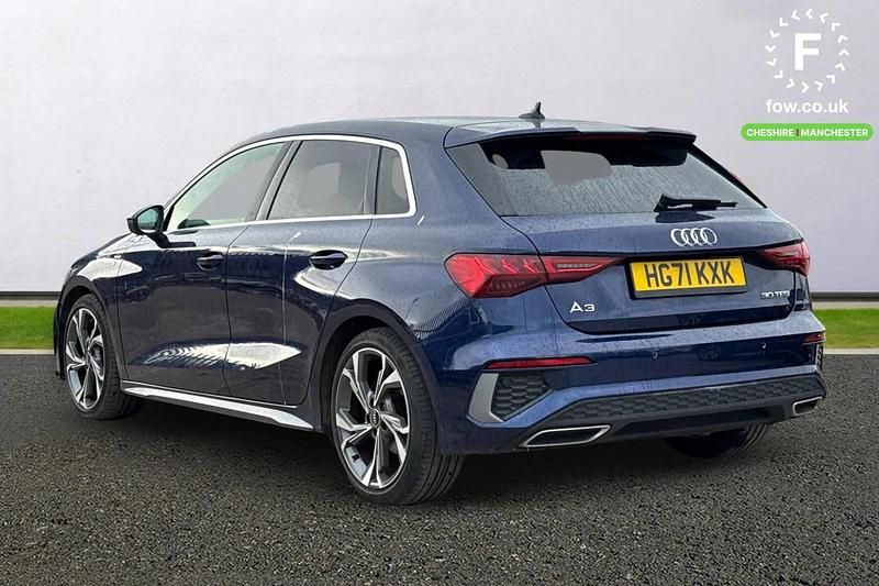 Used Audi A3 Sportback S-Line 2022 Blue Hatchback