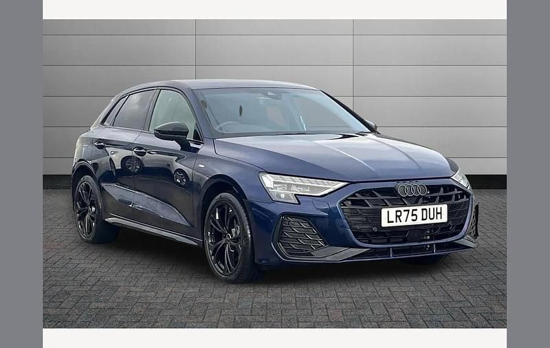 Used Audi A3 e-tron Black Edition 204 HP (150 kW) 2025 Navarra blue Hatchback