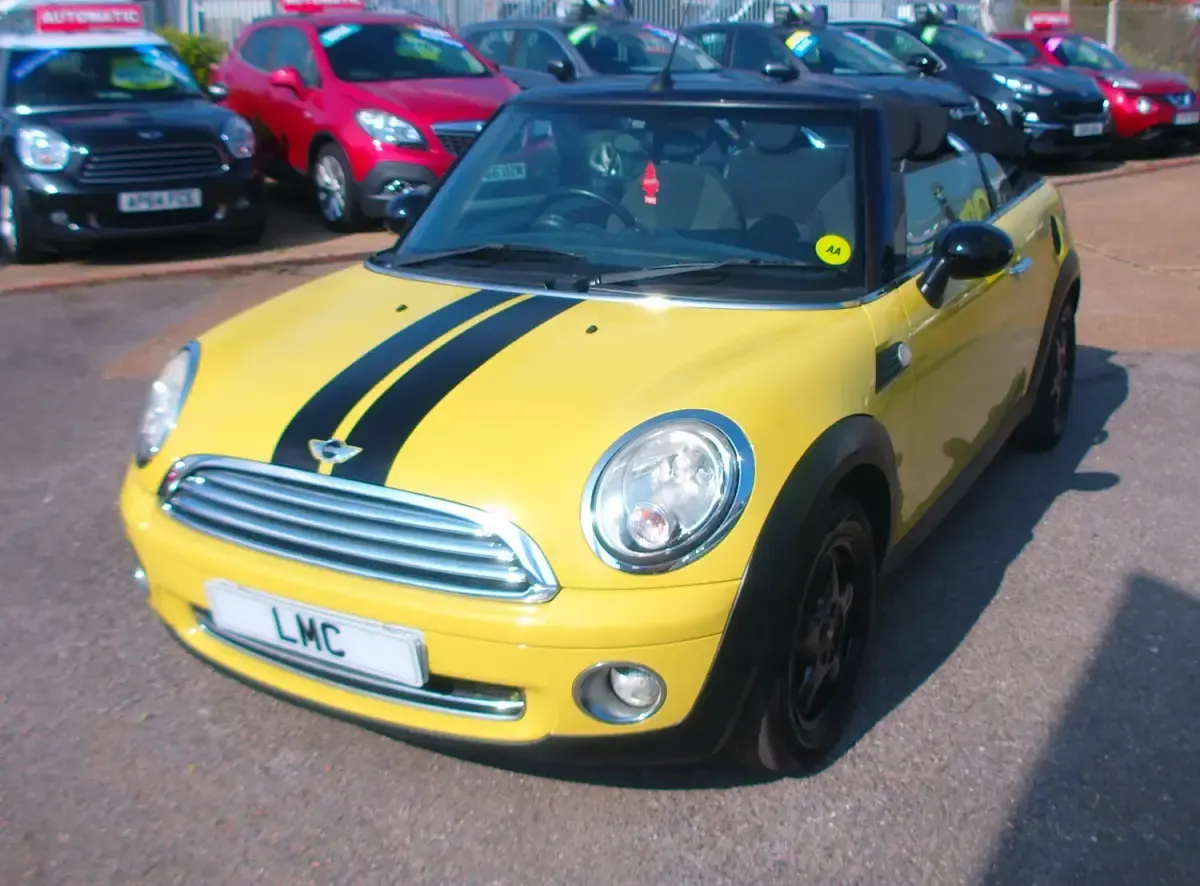 Used Mini Cooper Cabriolet 2010 Yellow Cabriolet