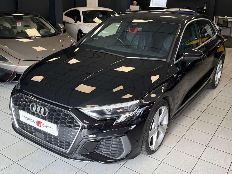 Used Audi A3 Sportback S-Line 2022 Black Hatchback