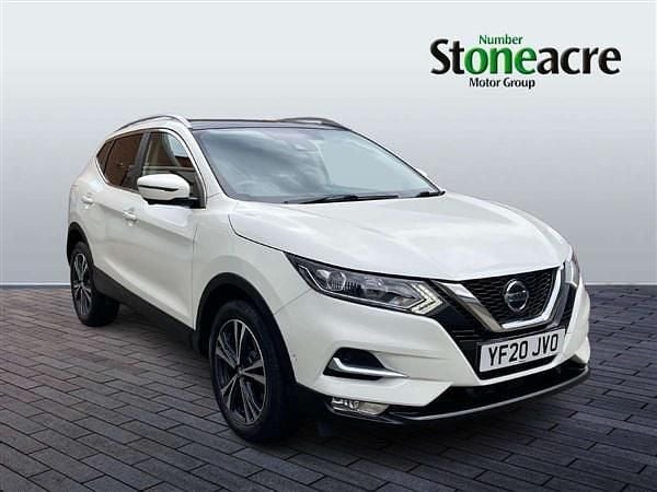 White Used 2020 Nissan Qashqai N-Connecta SUV | £12,490 (Good price) - Image 1/4