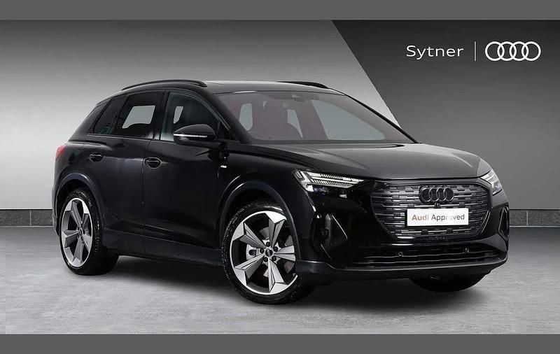 Black Used 2025 Audi Q4 e-tron Black Edition SUV | £46,500 - Image 1/4