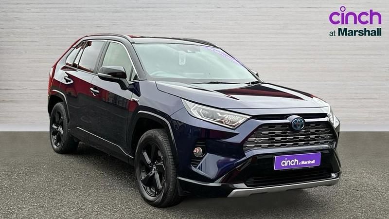 Used Toyota RAV4 Hybrid 222 HP (163 kW) 2019 Blue SUV