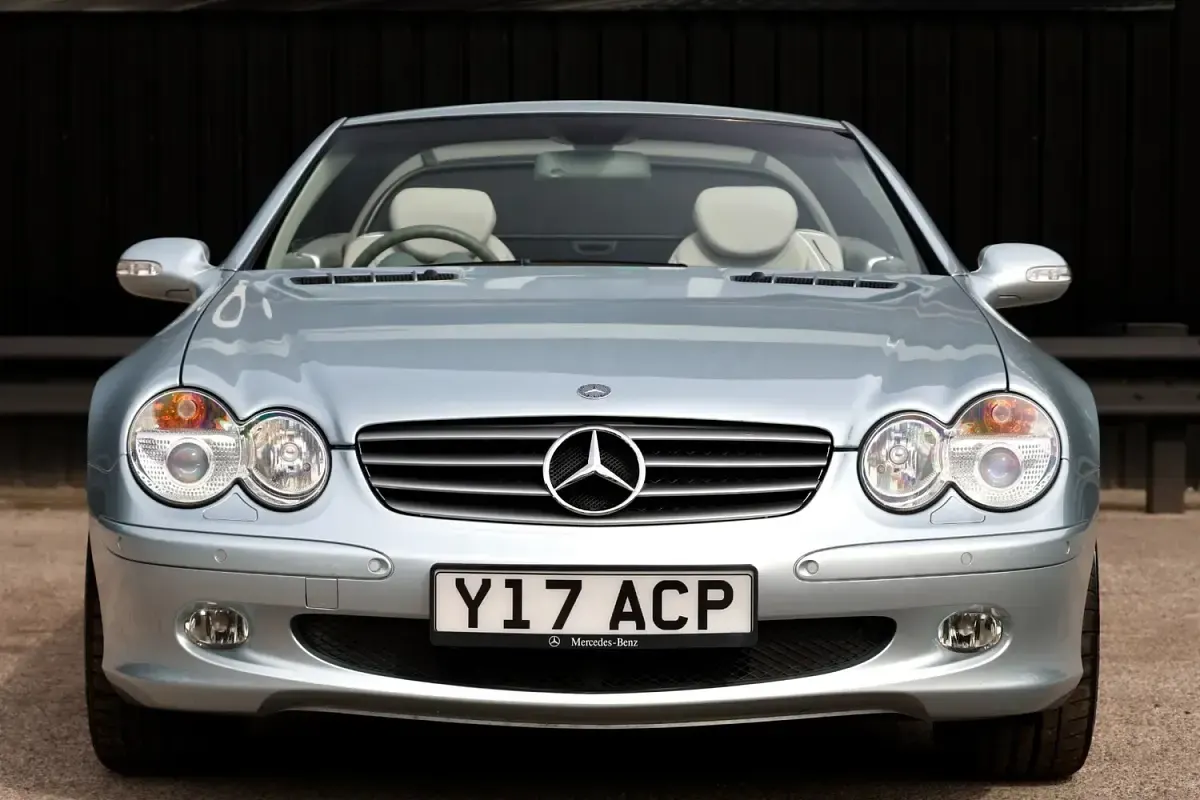 Used Mercedes SL350 2003 Silver Cabriolet