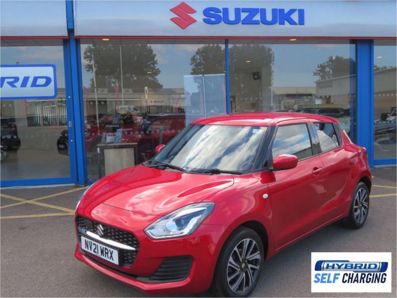 Red Used 2021 Suzuki Swift SZ-L Hatchback | £10,782 (Fair price) - Image 1/2
