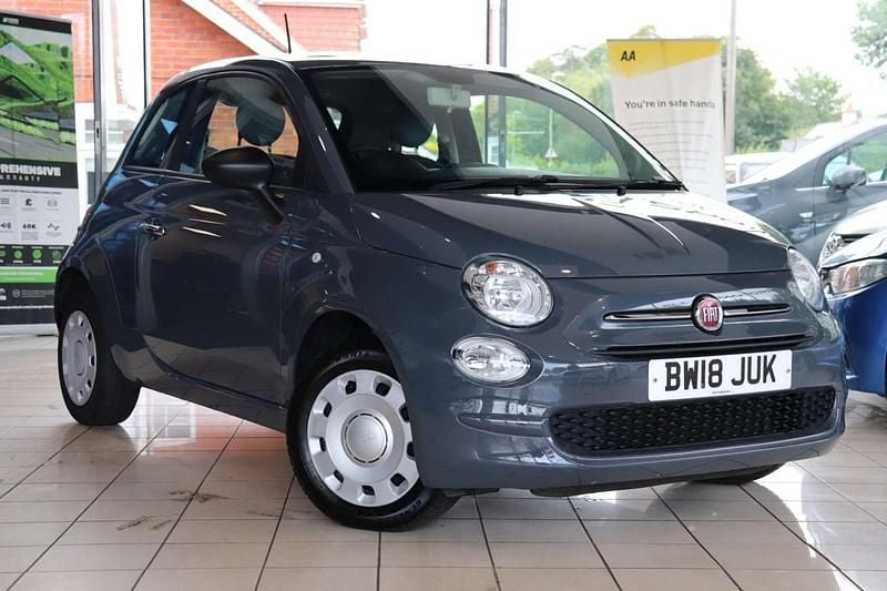 Grey Used 2018 Fiat 500 Pop Hatchback | £7,110 (Fair price) - Image 1/4