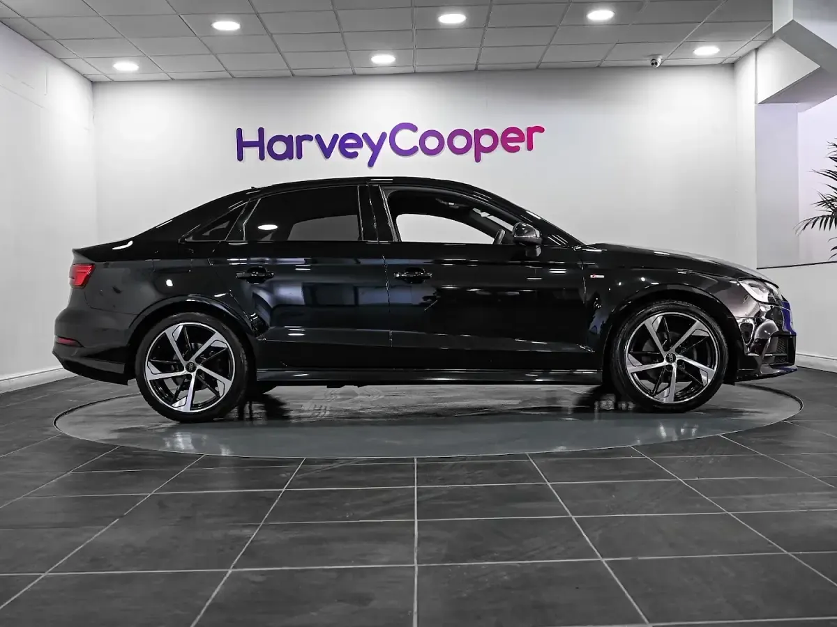 Used Audi A3 Black Edition 150 HP (110 kW) 2019 Black Sedan