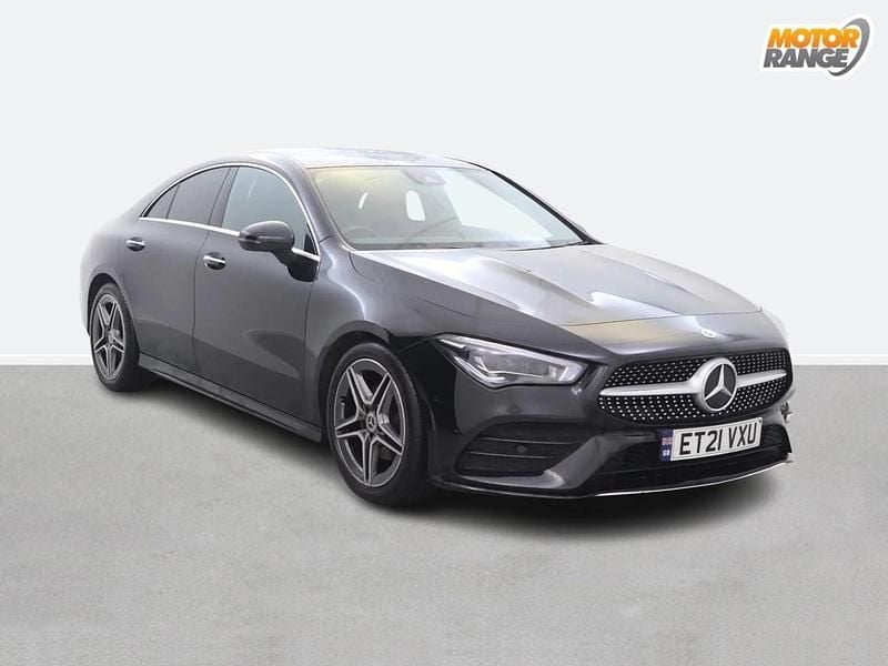 Black Used 2021 Mercedes CLA180 AMG Line Premium Plus Sedan | £23,895 (Fair price) - Image 1/4