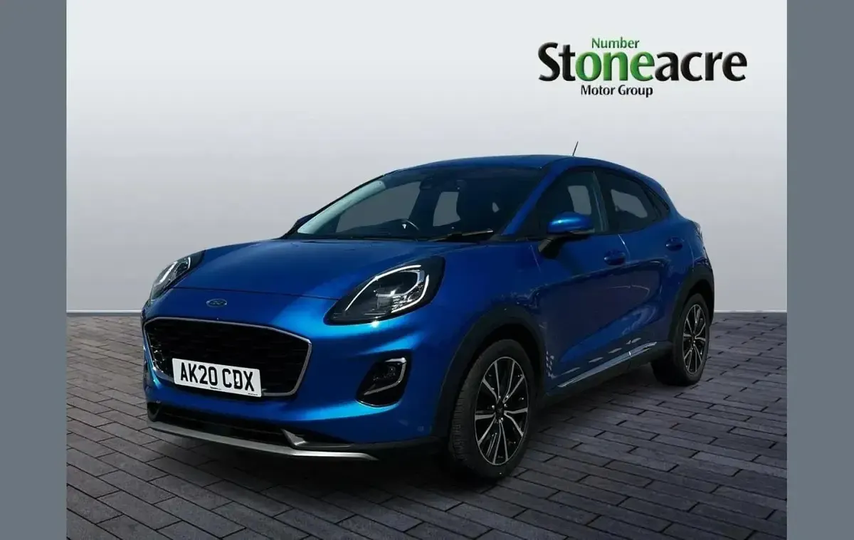 Used Ford Puma Titanium 123 HP (90 kW) 2020 Blue SUV
