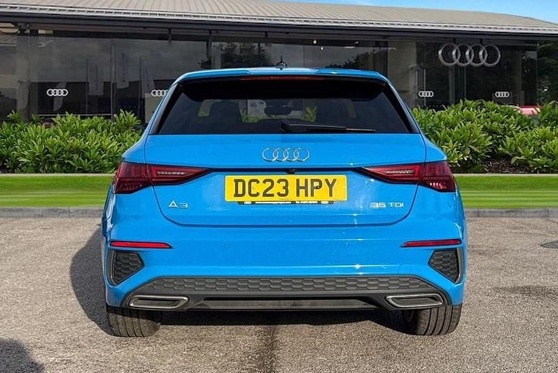 Used Audi A3 Sportback S-Line 150 HP (110 kW) 2023 Blue Hatchback
