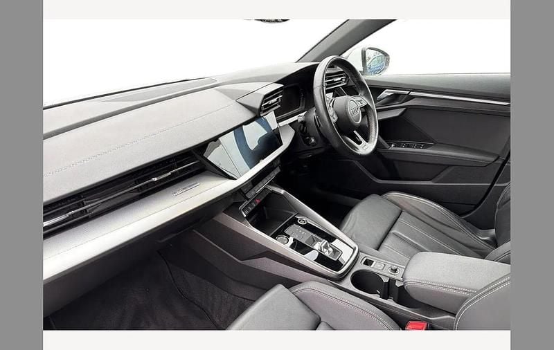 Used Audi A3 S-Line 150 HP (110 kW) 2021 Ibis white Hatchback