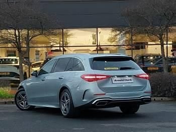 Used Mercedes C300e AMG Line Premium Plus 313 HP (230 kW) 2023 Silver Estate