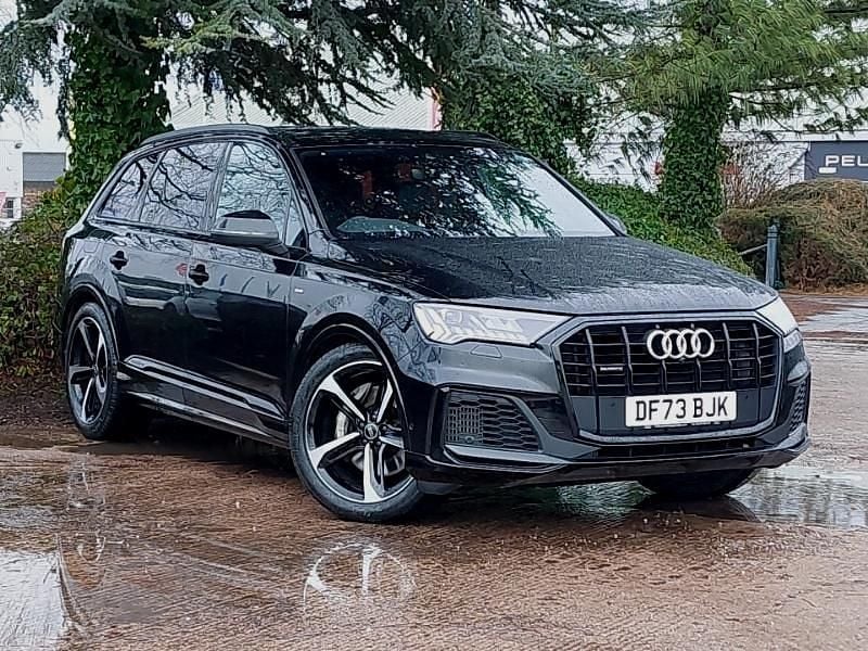 Black Used 2024 Audi Q7 S-Line SUV | £43,998 (Fair price) - Image 1/4