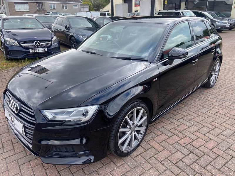 Used Audi A3 Black Edition 2019 Black Hatchback
