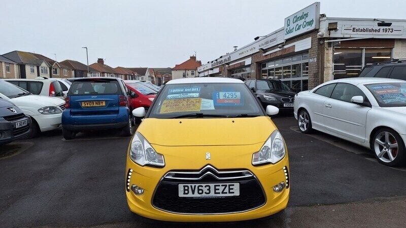 Yellow Used 2013 Citroën DS3 Hatchback | £3,495 (A bit pricey) - Image 1/4