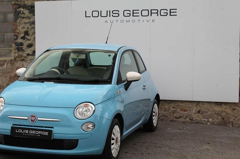 Used Fiat 500 69 HP (50 kW) 2013 Blue Hatchback