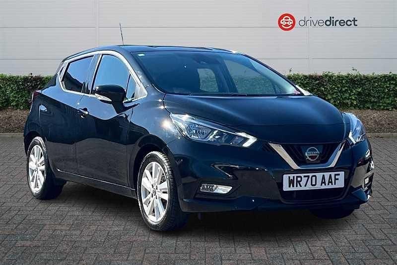 Begagnad Nissan Micra Acenta 100 HK (73 kW) 2020 Svart Halvkombi