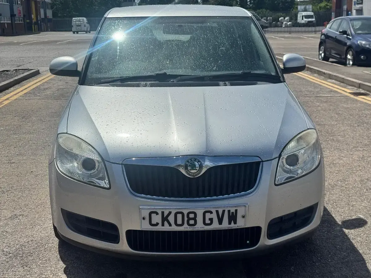 Used Skoda Fabia Drive 80 HP (58 kW) 2008 Silver Hatchback