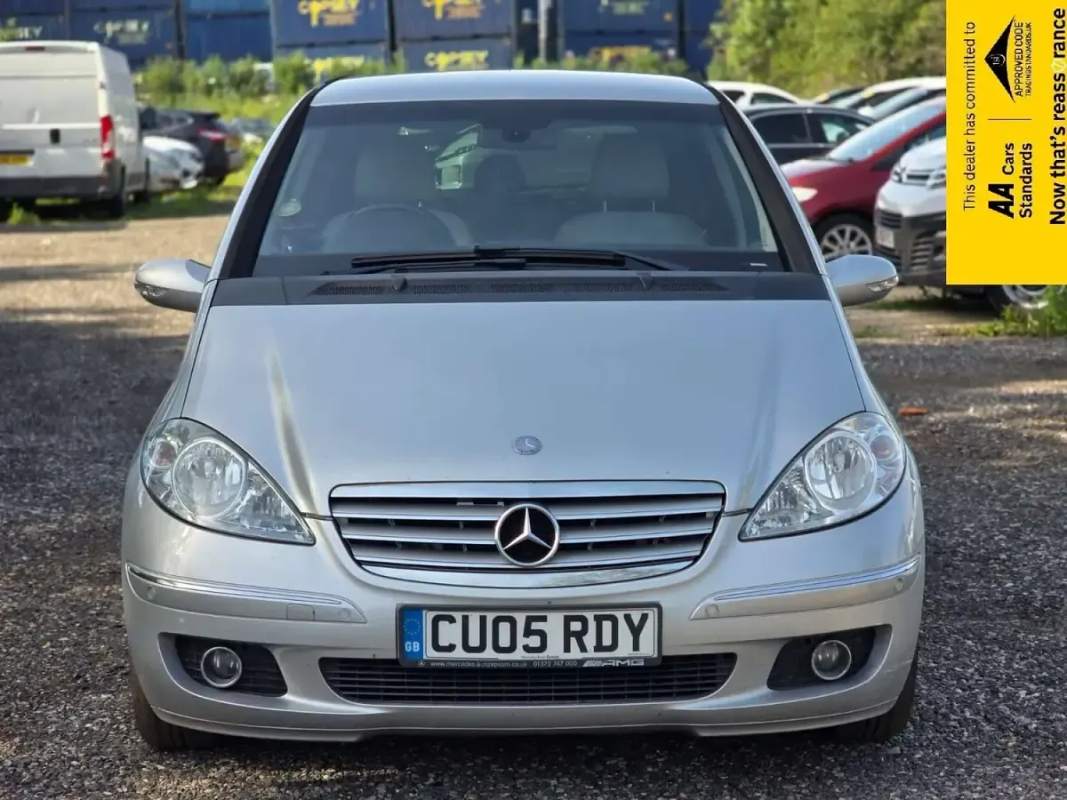 Used Mercedes A150 Elegance 95 HP (69 kW) 2005 Silver Hatchback
