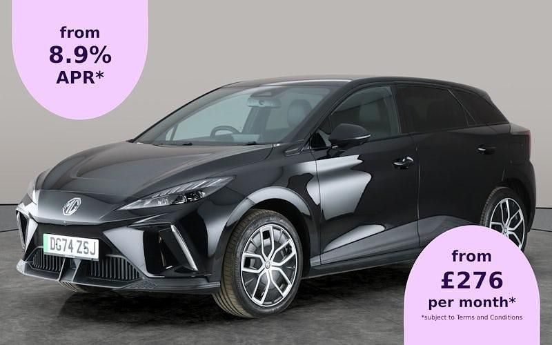 Black Used 2024 MG MG4 EV Trophy Hatchback | £19,157 (Fair price) - Image 1/2