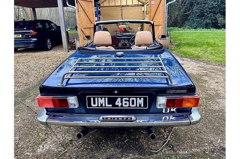 Used Triumph TR6 1973 Blue Cabriolet
