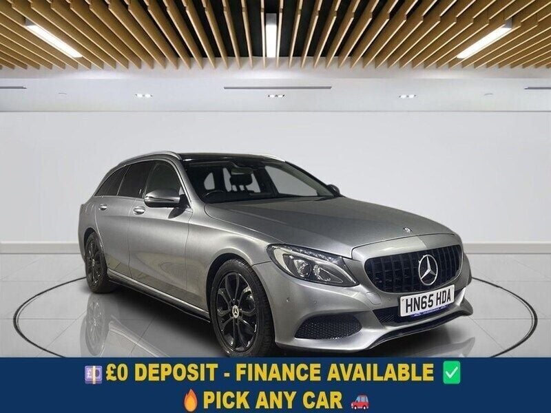 Silver Used 2015 Mercedes C220 Premium Plus Estate | £11,999 (Fair price) - Image 1/3