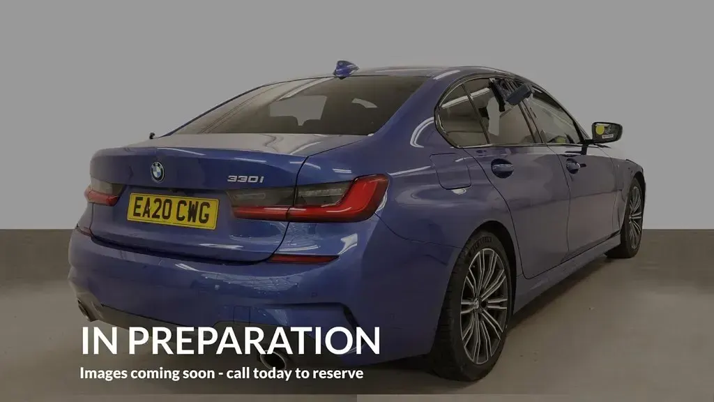 Used BMW 330 M Sport 258 HP (189 kW) 2020 Blue Sedan