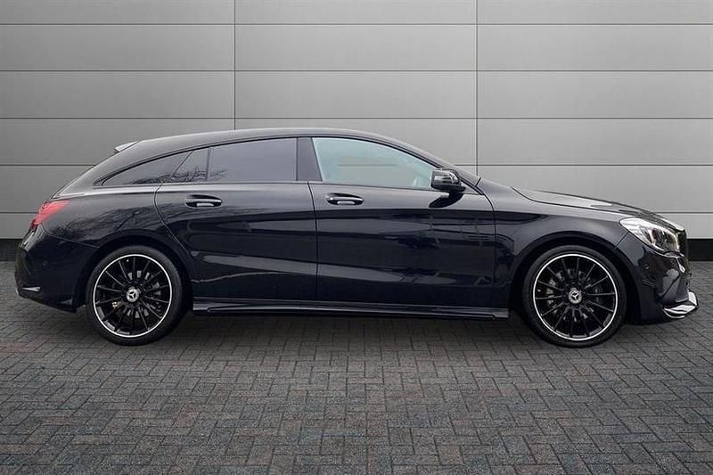 Used Mercedes CLA220 AMG line 170 HP (125 kW) 2019 Cosmos black Sedan