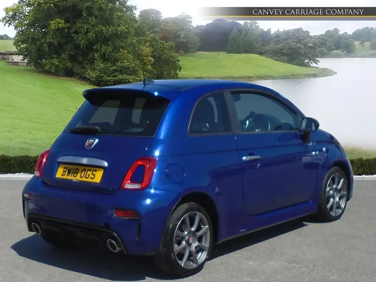 Used Abarth 595 145 HP (106 kW) 2018 Blue Hatchback