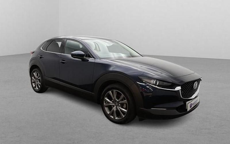 Blue Used 2024 Mazda CX-30 Exclusive-Line SUV | £18,449 (Super price) - Image 1/4